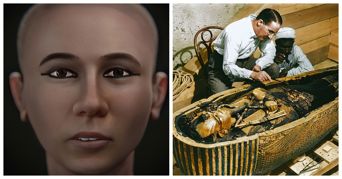 Новейшая реконструкция лица фараона Тутанхамона