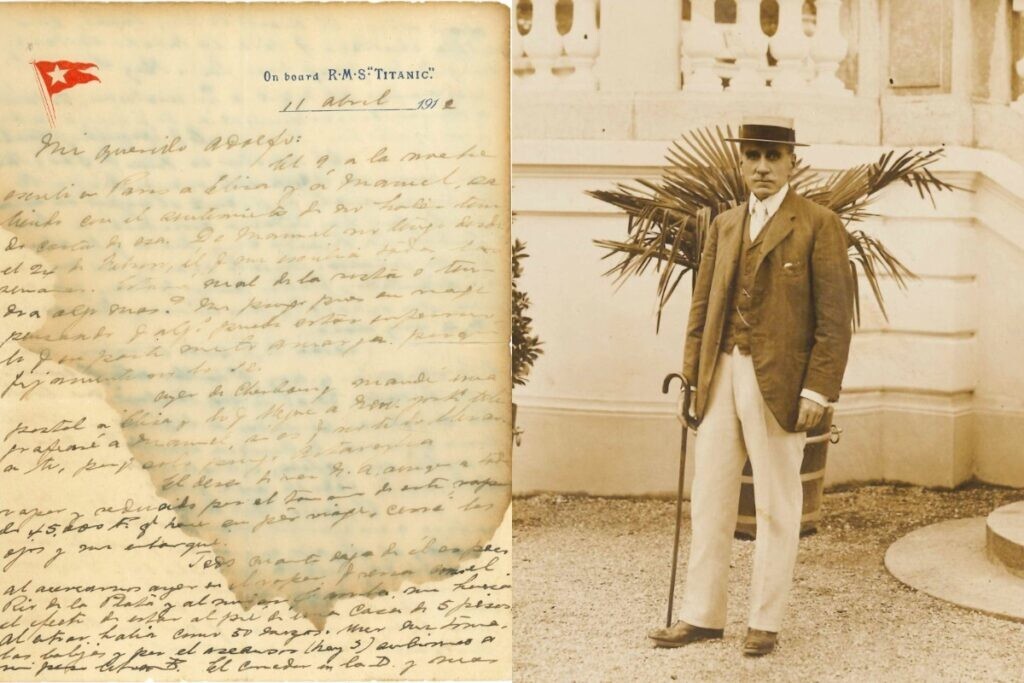 Последнее письмо, написанное пассажиром "Титаника", продали на аукционе