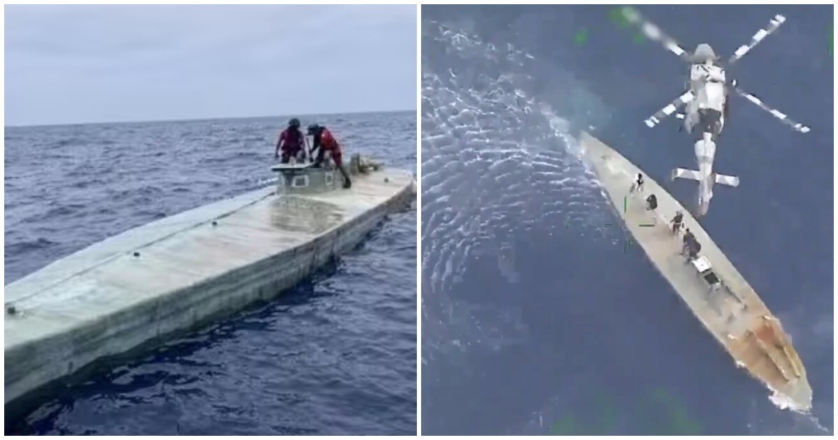 ВМС Мексики перехватили подводную лодку с 3,5 тоннами кокаина