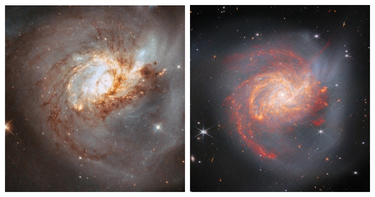 Телескоп "Джеймс Уэбб" запечатлел результат столкновения двух галактик
