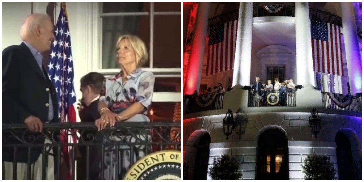 "Мне нужно добавить или я усну": во время празднования Дня независимости на балконе Белого дома заметили нюхающего Хантера Байдена