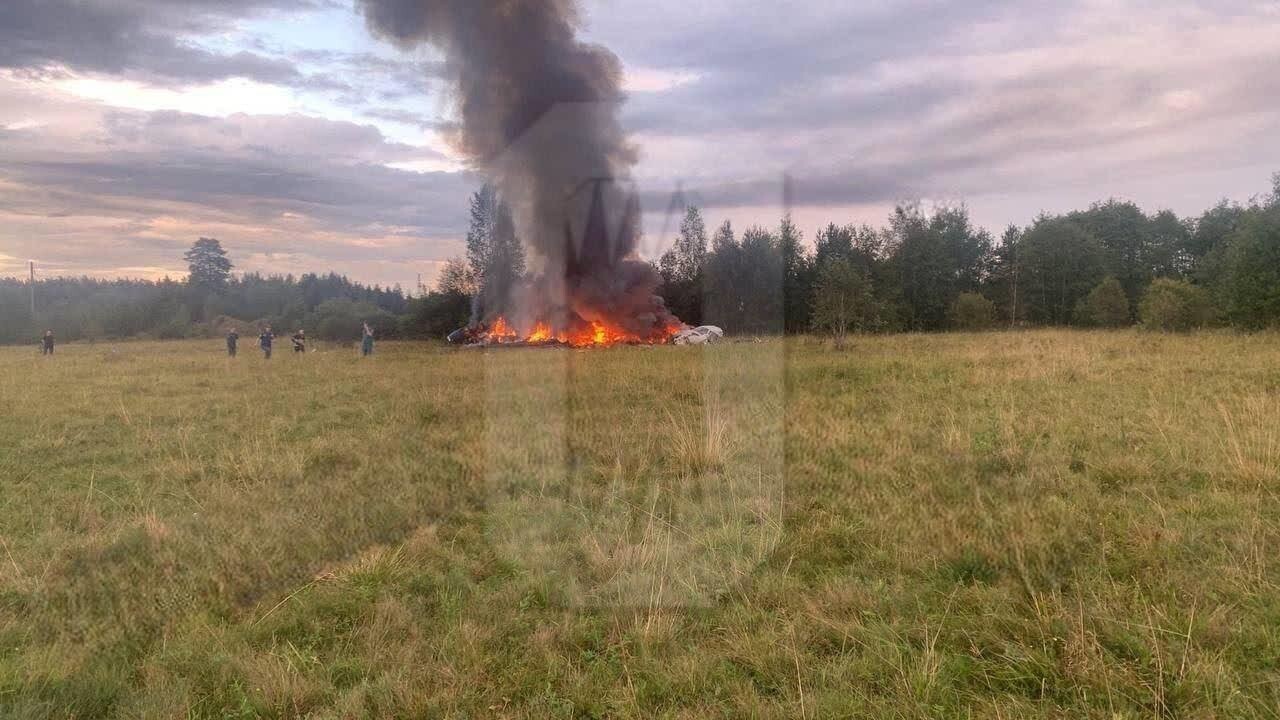 В Тверской области упал самолет с бортовым RA-02795— один из нескольких бортов Евгения Пригожина