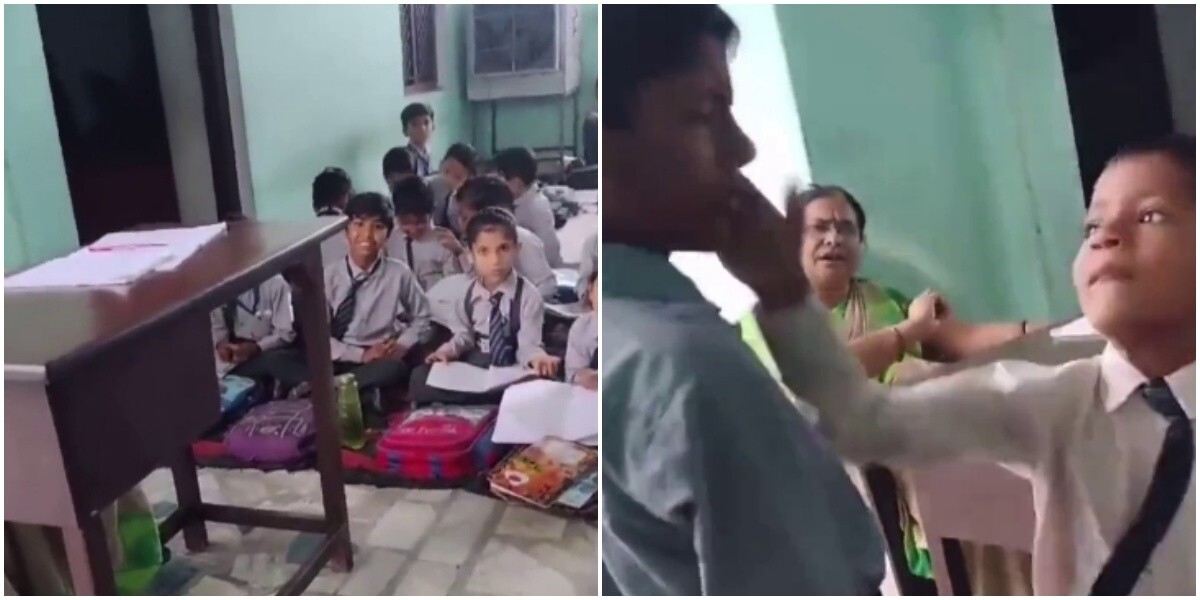 "Сильнее бей!": в Индии учительница заставила бить школьников своего одноклассника из-за математической ошибки