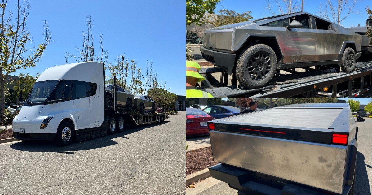 Первые серийные Tesla Cybertruck отправились в дилерский салон