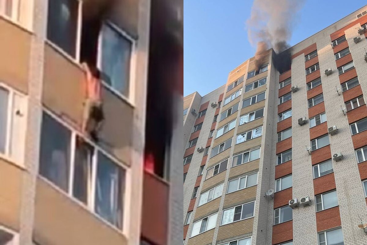 Ставрополец, спасаясь от пожара, сорвался с окна 12-этажа