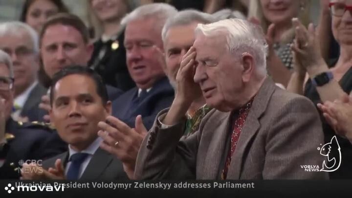 AP: Зеленский поприветствовал в парламенте Канады экс-бойца дивизии СС "Галиция⁠⁠"