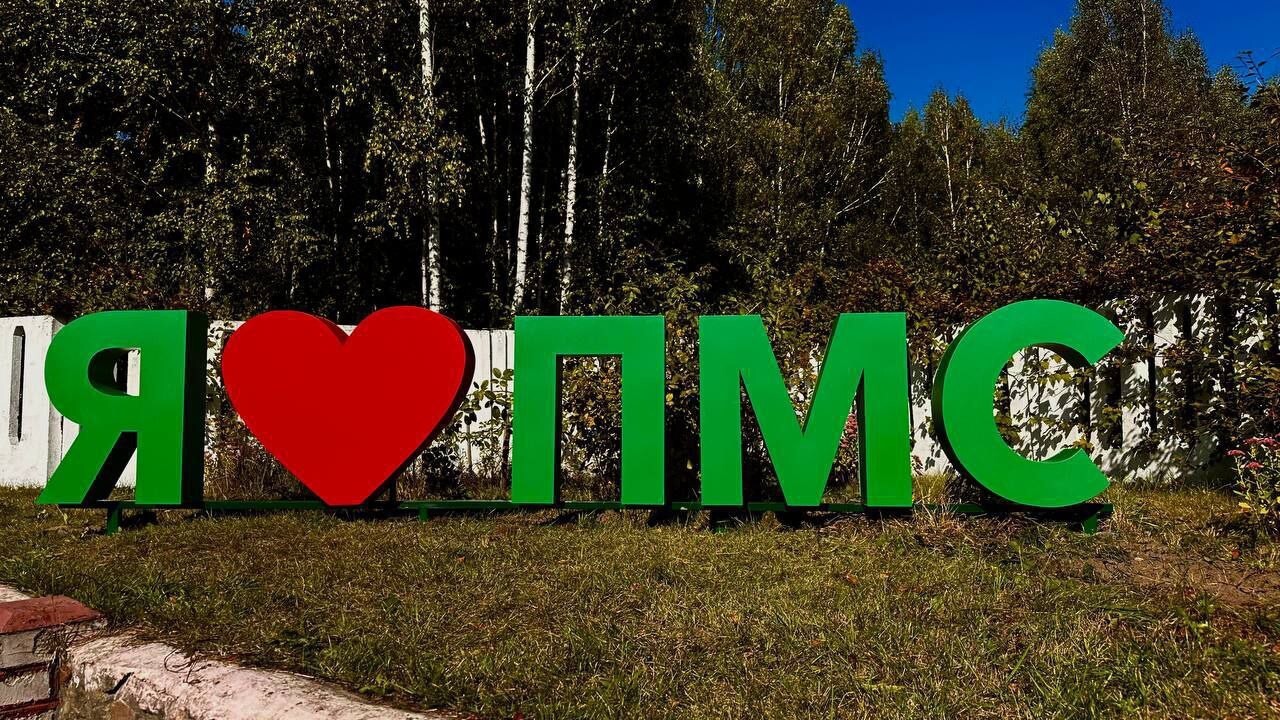 Инсталляция «Я люблю ПМС» появилась в белорусских Ляховичах