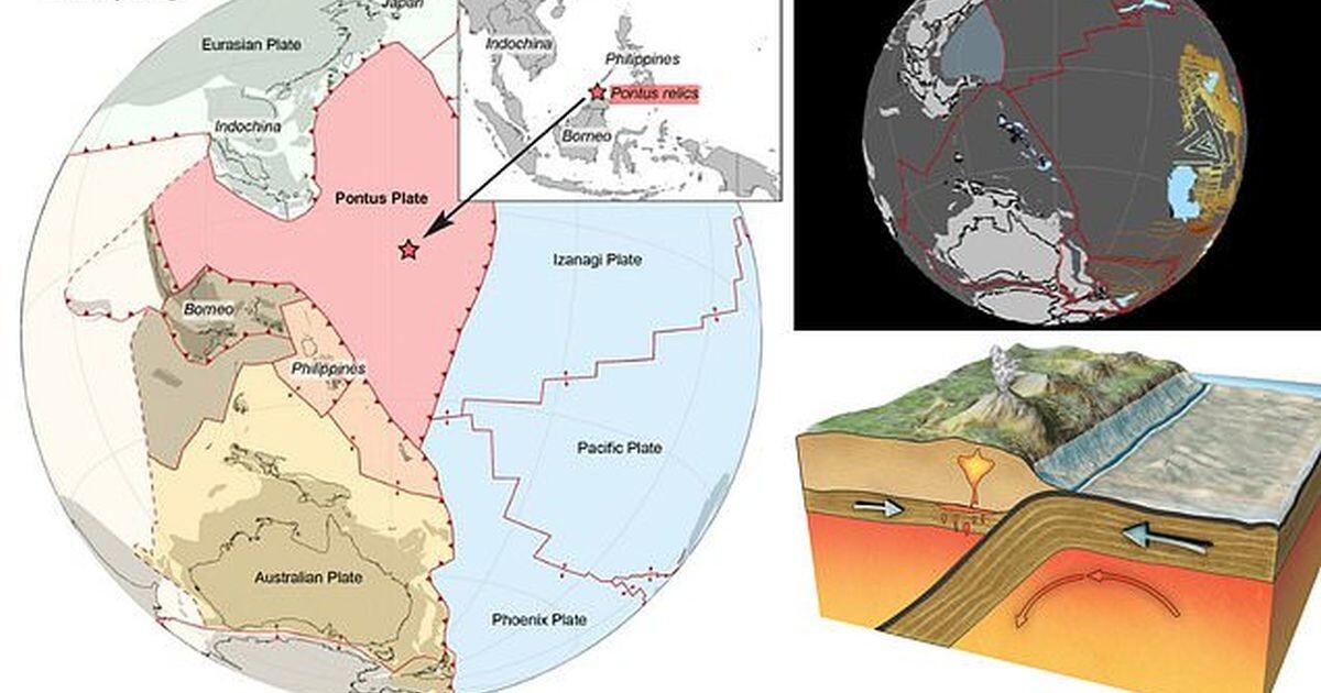 Учёные нашли древнюю тектоническую мегаплиту, которая когда-то занимала четверть Тихого океана