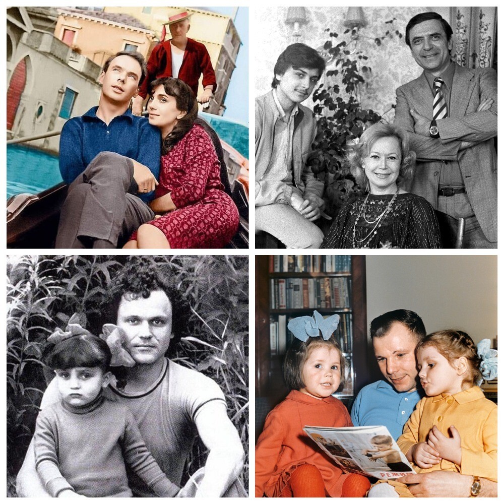 Семейные фотографии известных людей