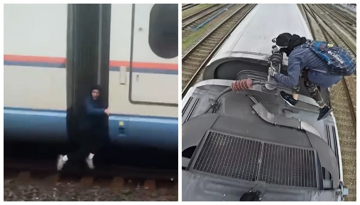 В Санкт-Петербурге подросток-зацепер упал с поезда "Сапсан"