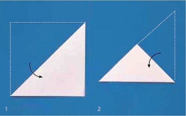 Как сделать правильно снежинку из бумаги пошагово