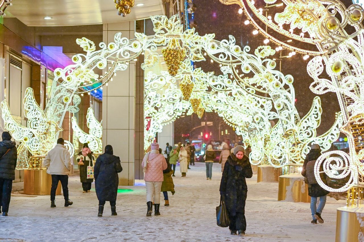 Просто украшения к Новому году в Москве