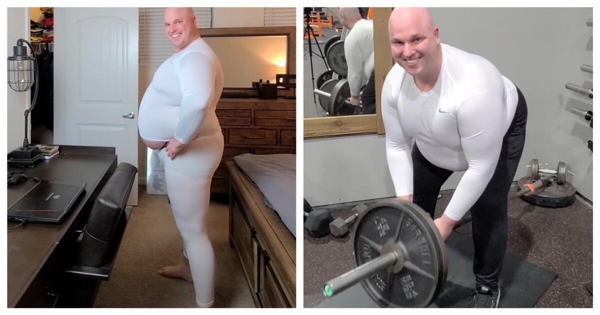 Тогда и сейчас: мужчина показал результат своего похудения