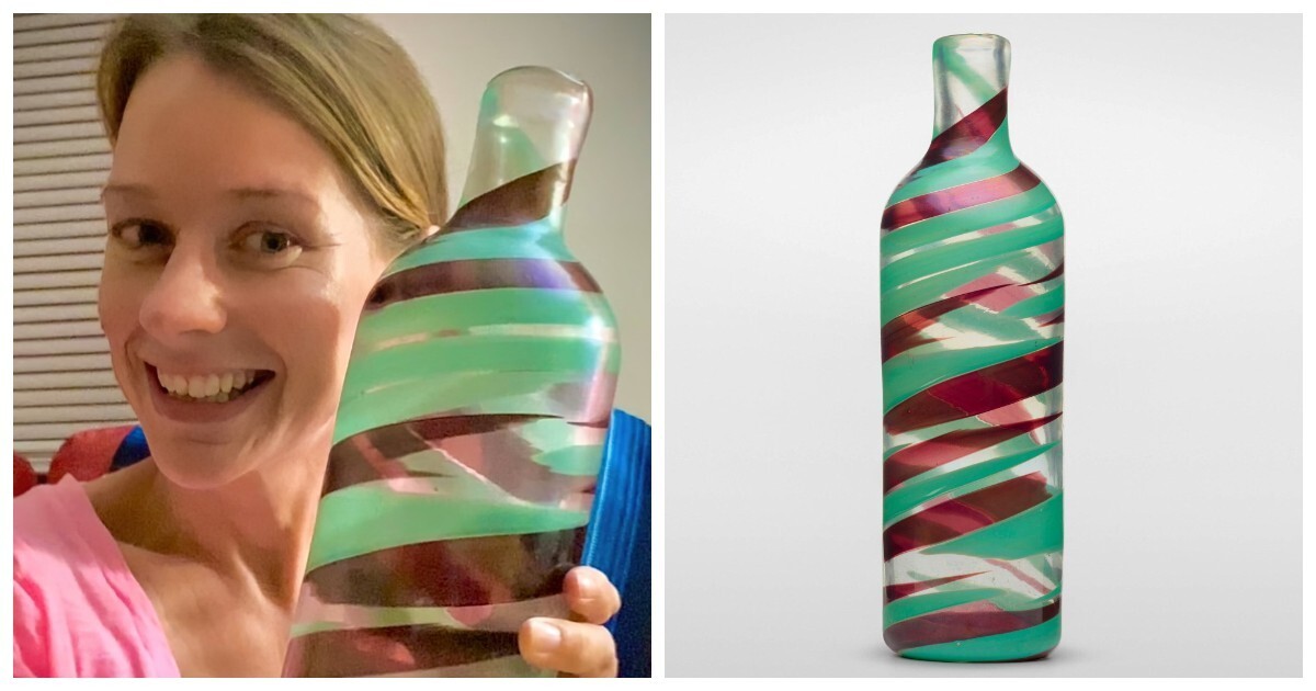 Стеклянная бутылка из секонд-хенда оказалась творением знаменитого архитектора