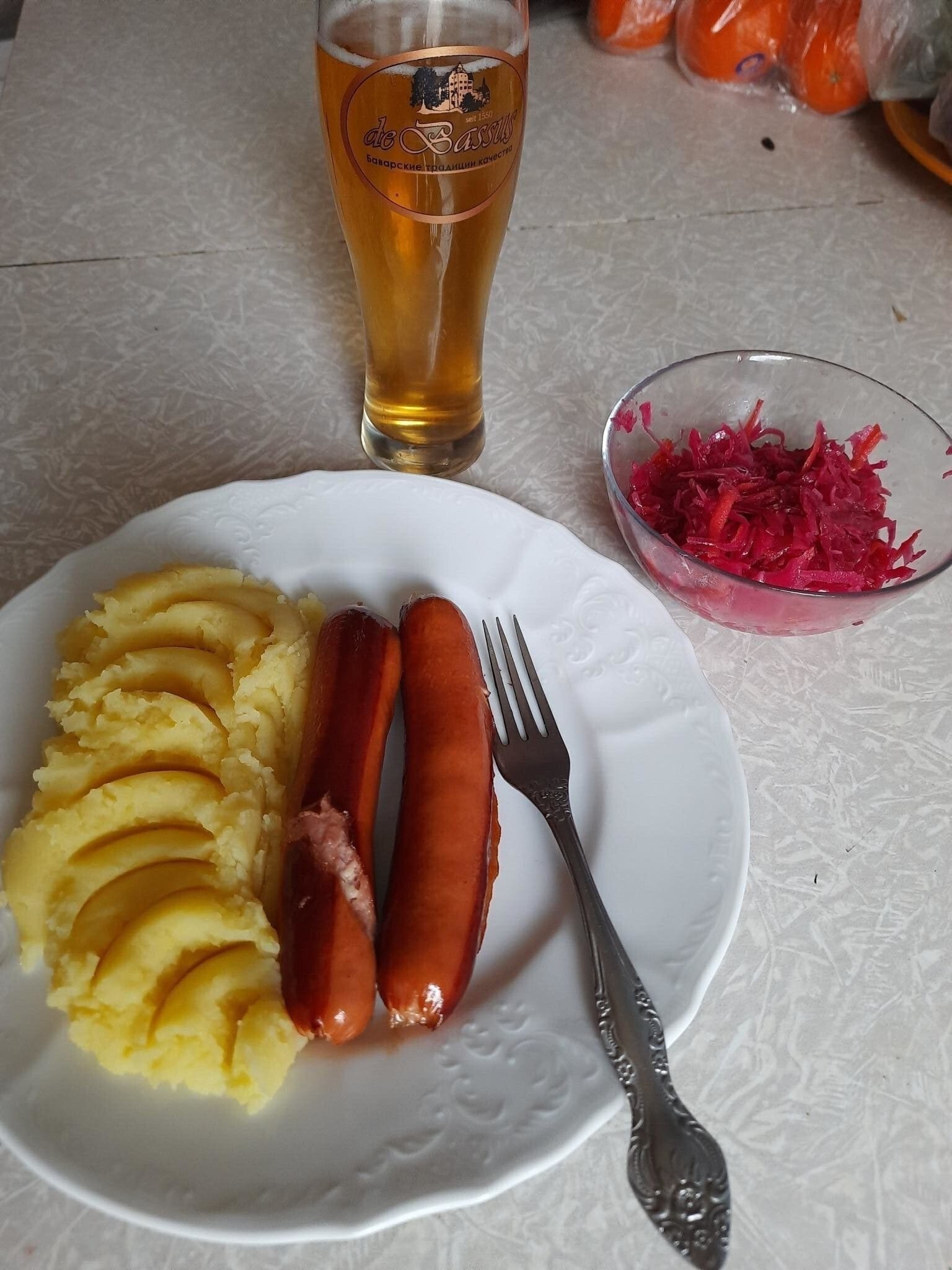 У меня а ля Баварский обед 