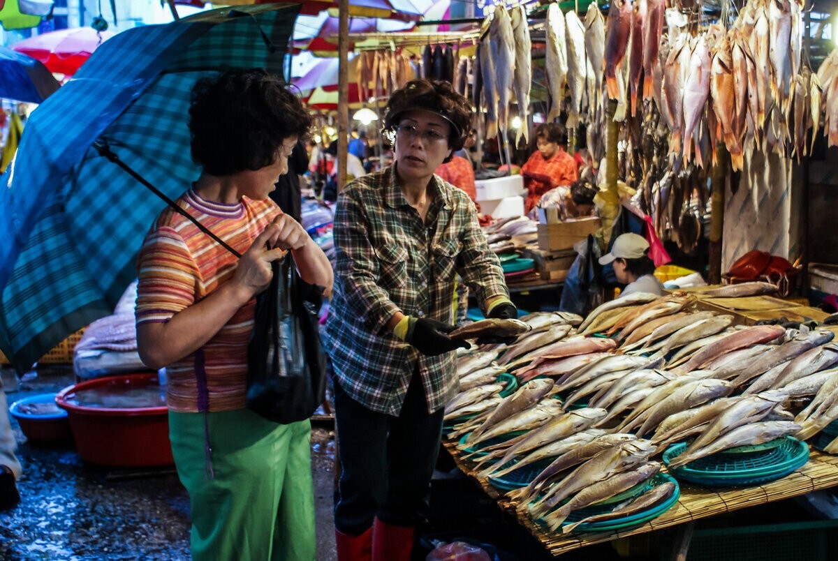 Почему в магазинах в Южной Корее продается много сушёной рыбы