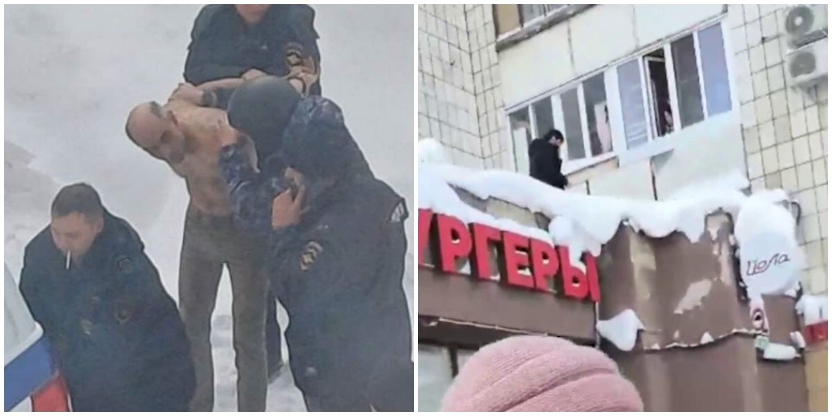 В Казани мужчина на лету поймал младенца, которого неадекватный отец выбросил с пятого этажа