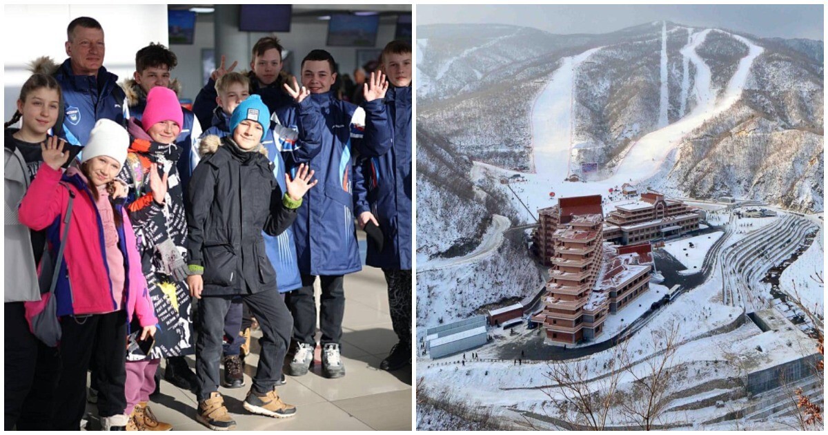 Первая группа российских туристов отправилась на горнолыжный курорт Северной Кореи