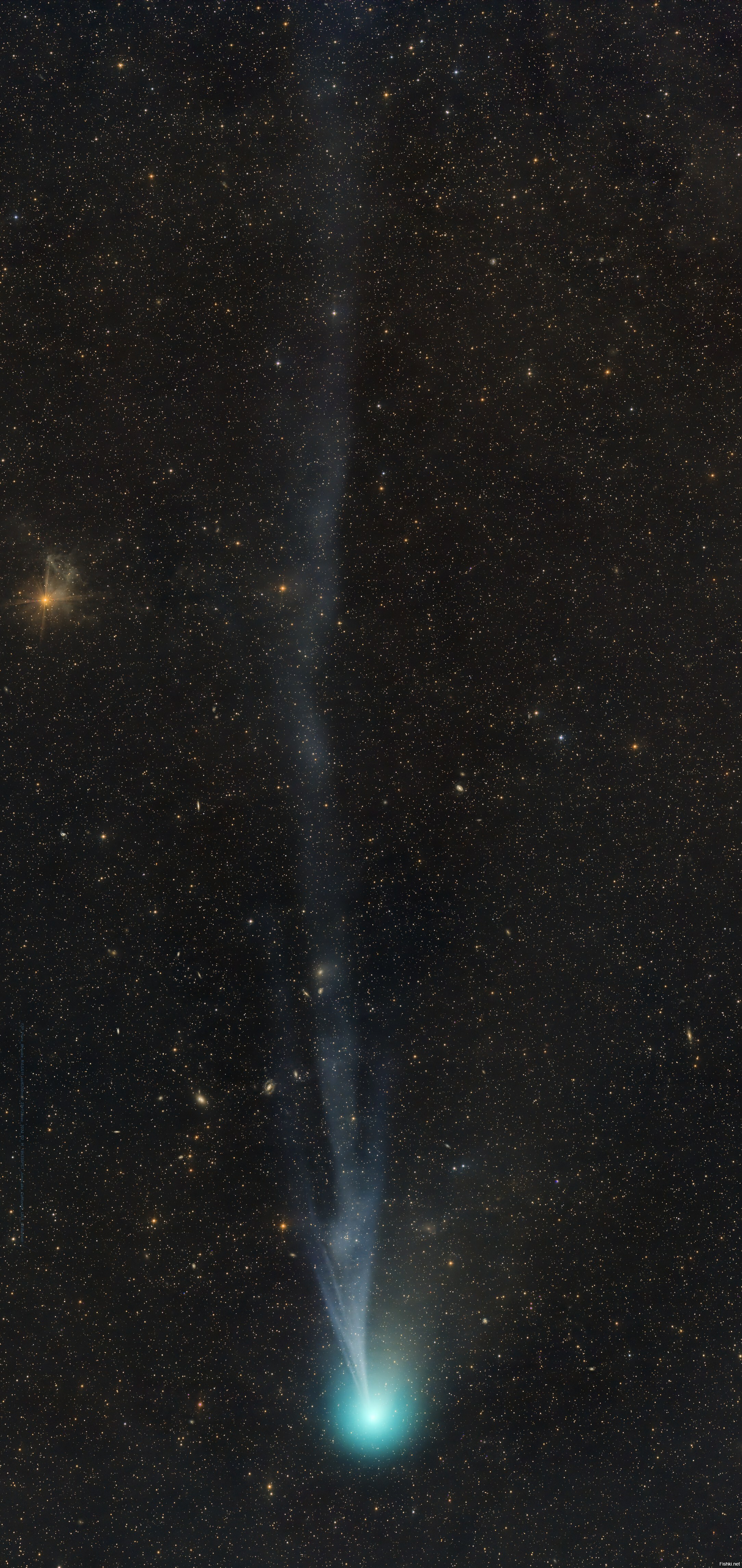 Комета 12P/Понса-Брукса приближается к очередному перигелию, который она прой...