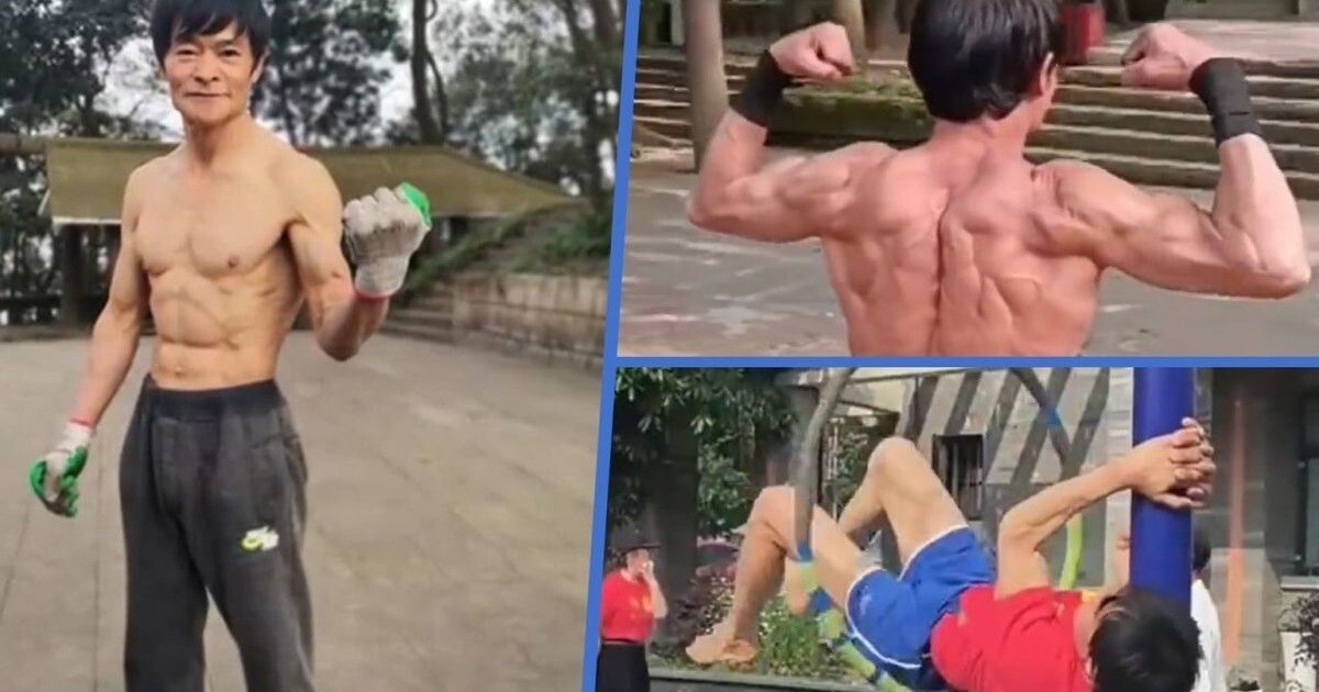 70-летний китаец делится секретом впечатляющей физической формы