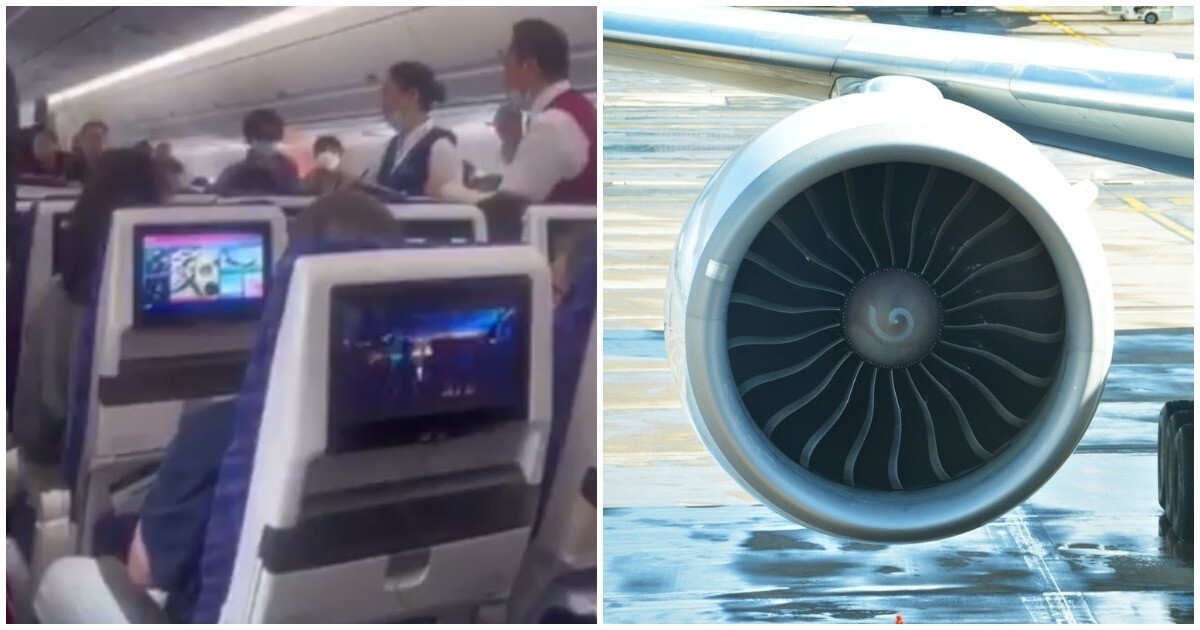 Китаец бросил в двигатель самолёта монетки "на удачу" и задержал рейс на несколько часов