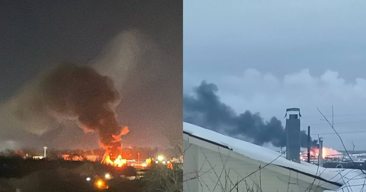 После атаки БПЛА горят нефтебазы в Нижегородской и Орловской областях