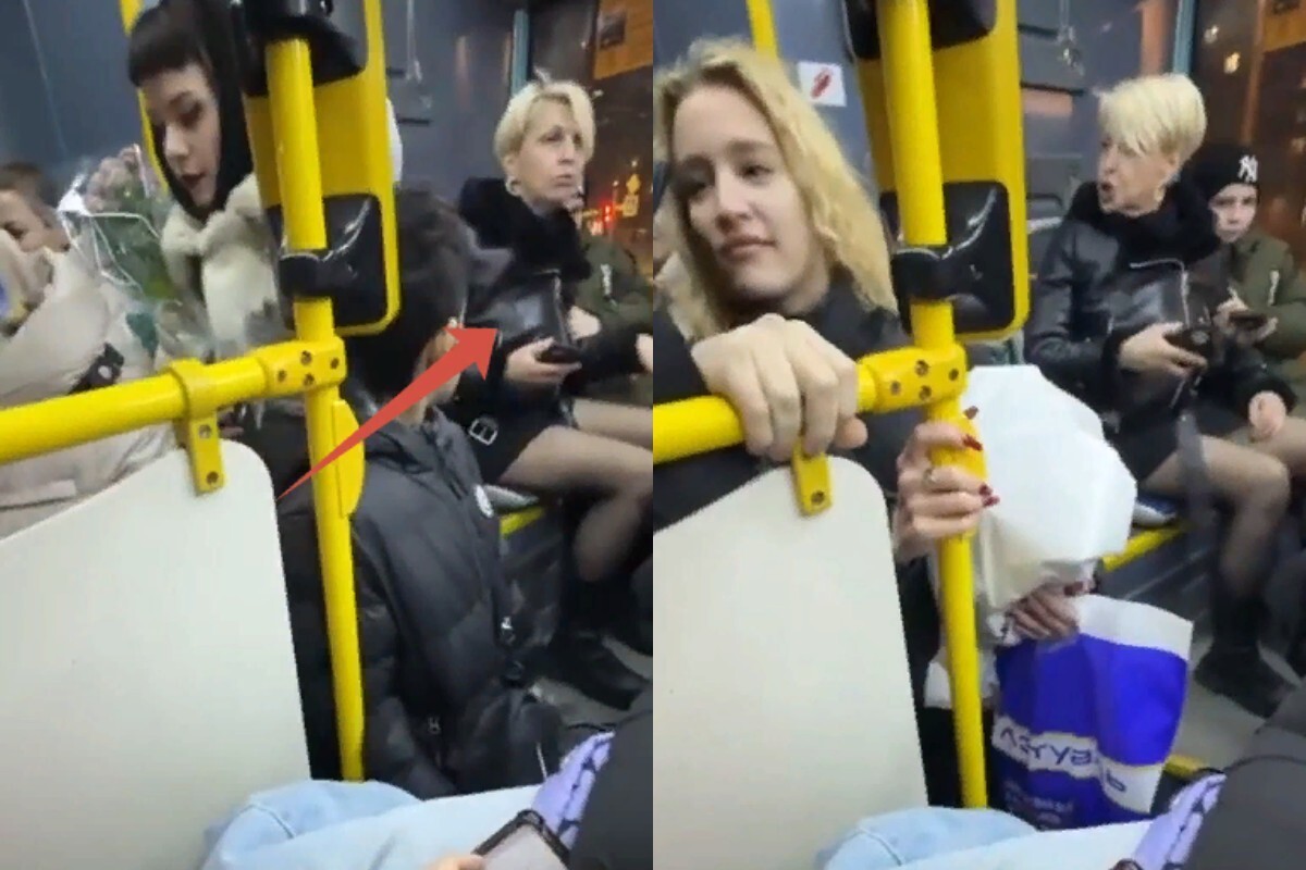 "Вышла отсюда!": в Санкт-Петербурге женщина матом отругала пассажирку автобуса из-за её "неславянской внешности"
