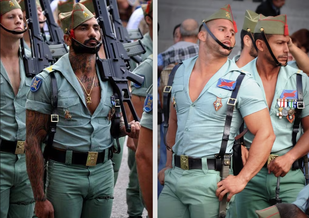 Почему солдаты испанского легиона носят такую причудливую униформу