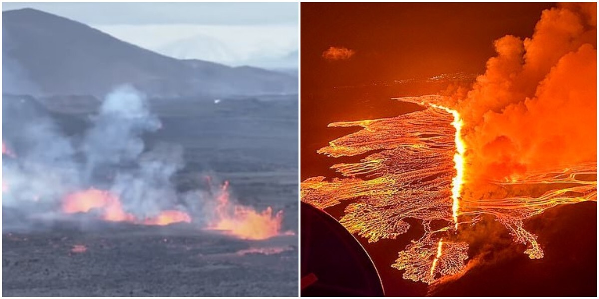 В Исландии эвакуировали город из-за извержения вулкана