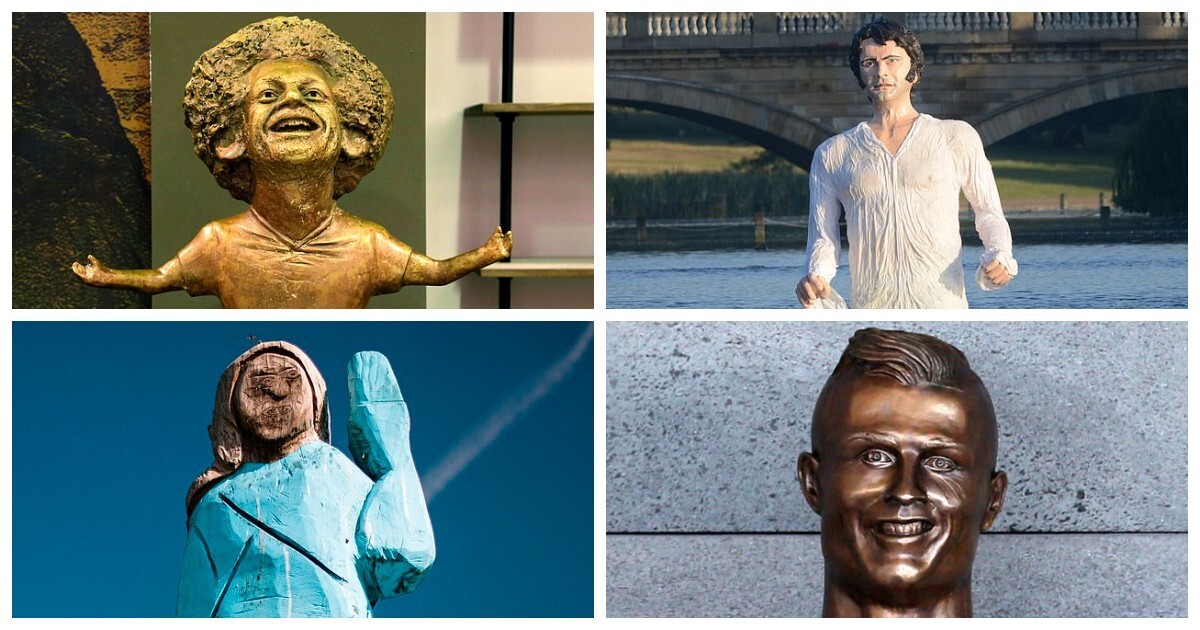 Сможете ли вы угадать, кого изображают эти убогие статуи?