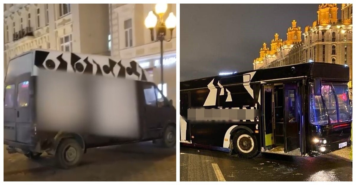 В вечер нападения на «Крокус» на Арбате припарковали фургон с рекламой наркошопа