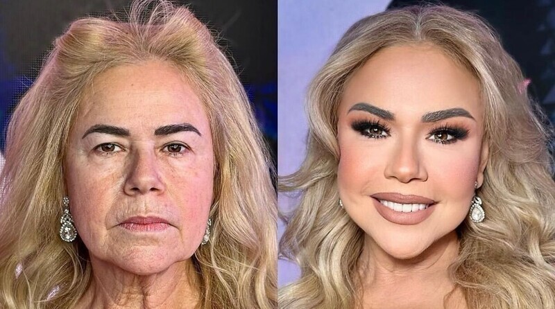 Удивительные преображения женщин до и после макияжа
