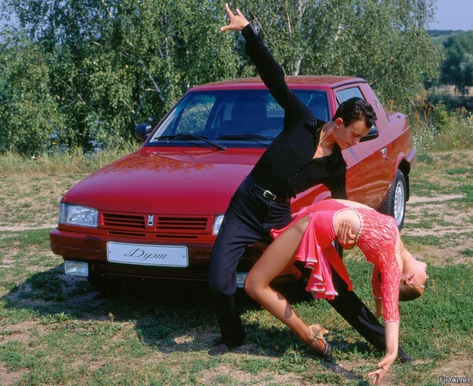 Реклама автомобиля Москвич-2142"Дуэт-II", 1999 год