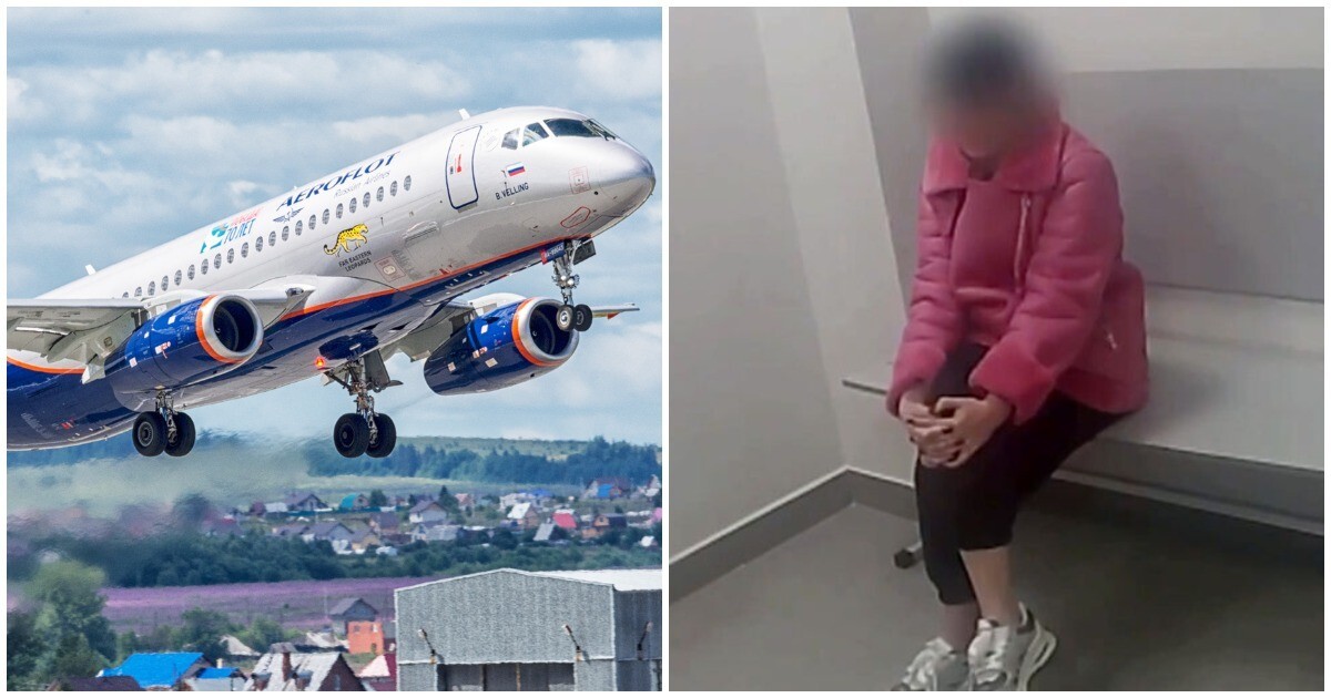 Россиянка попыталась открыть дверь самолёта в полёте и поплатилась
