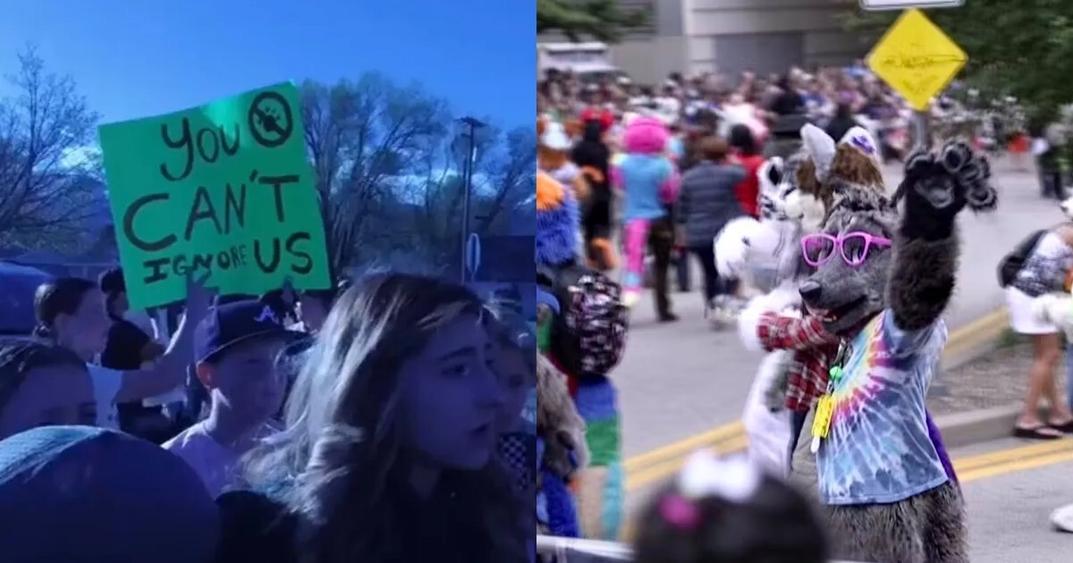 "Мы люди, а не животные": в американской школе прошёл митинг против фурри