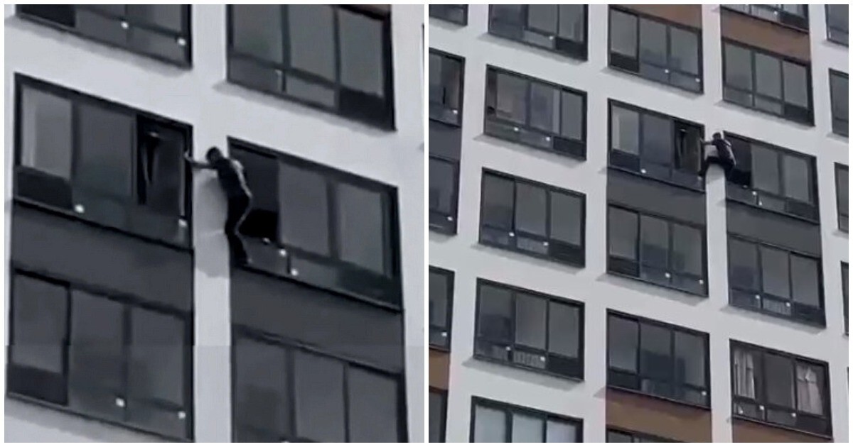 Мужчина перелез через балкон на одиннадцатом этаже и спас запертую на лоджии пенсионерку