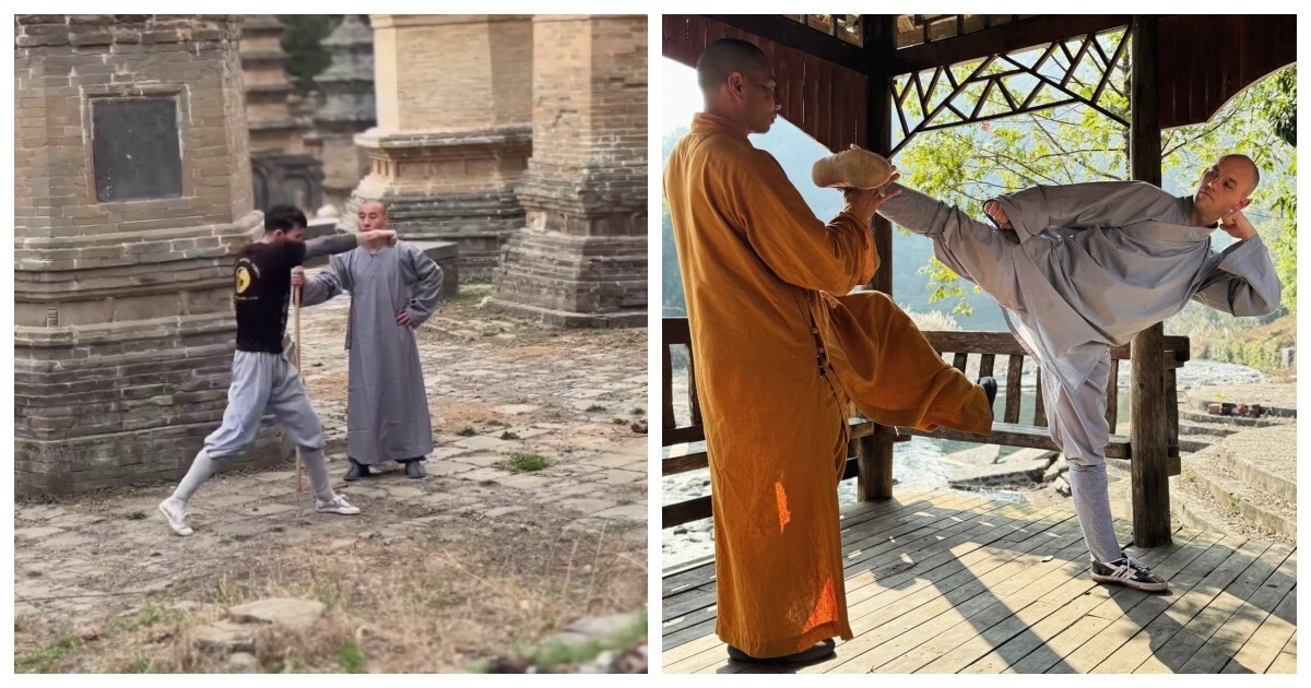 Обучение кунг-фу в монастыре Шаолинь