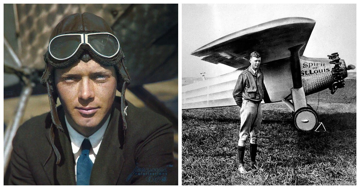 История в фотографиях: эпичное путешествие Чарльза Линдберга, ставшее первым в мире беспосадочным трансатлантическим перелётом