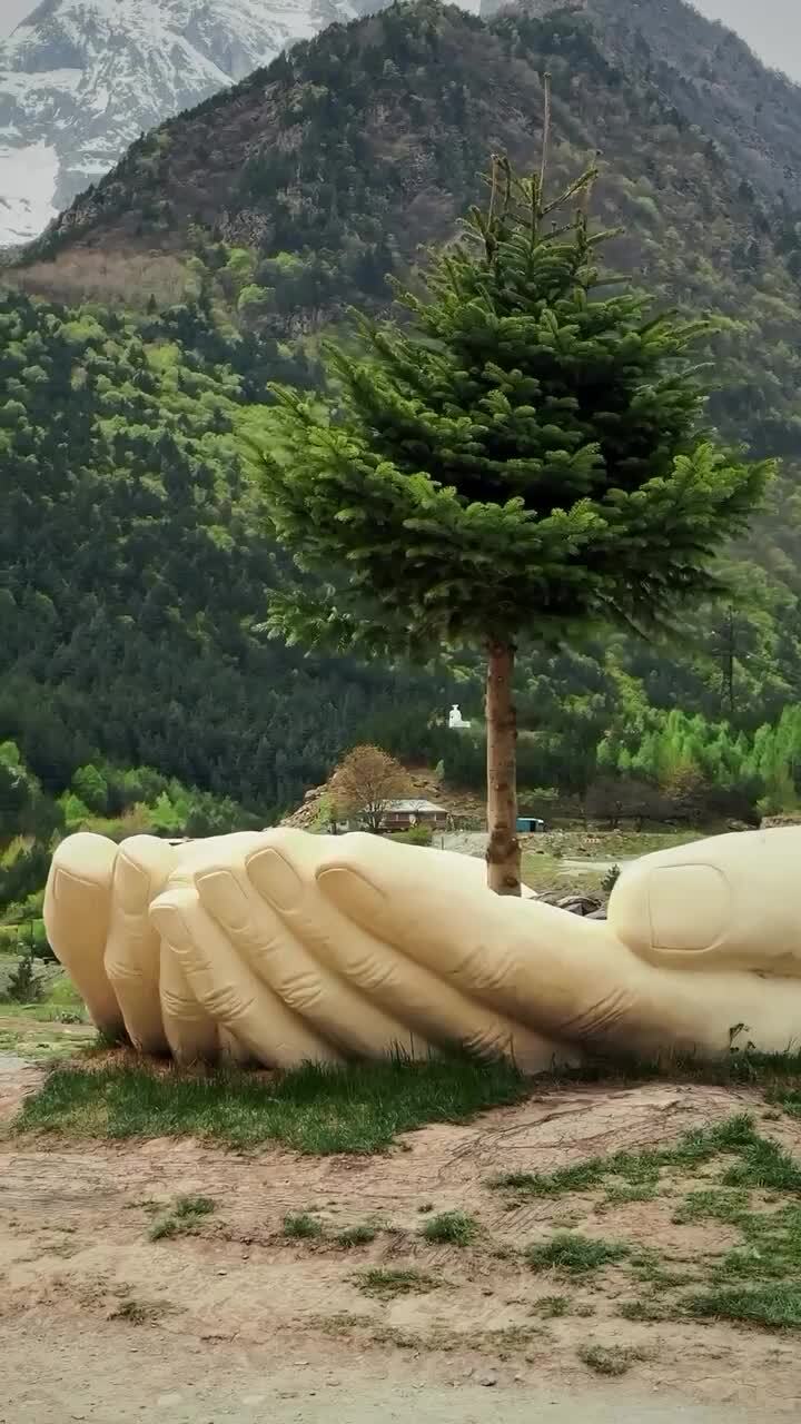 Уникальный арт-объект в Северной Осетии