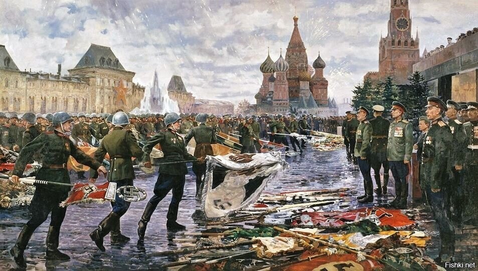 Картина Евгения Корнеева «Парад Победы»