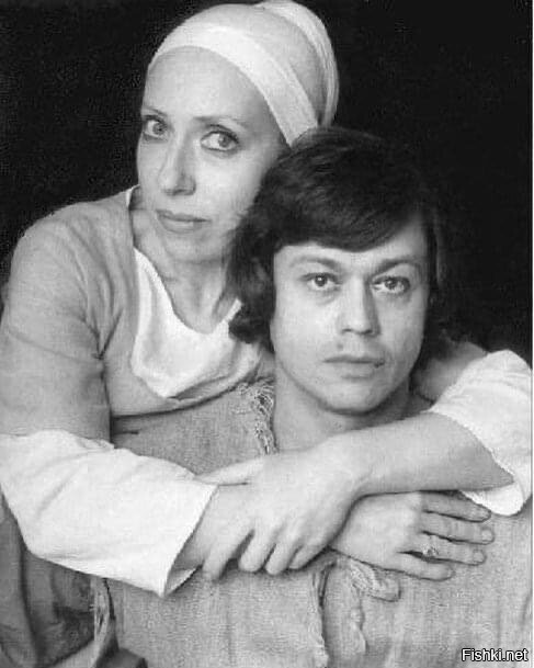 Инна Чурикова и Николай Караченцов, конец 1970-х