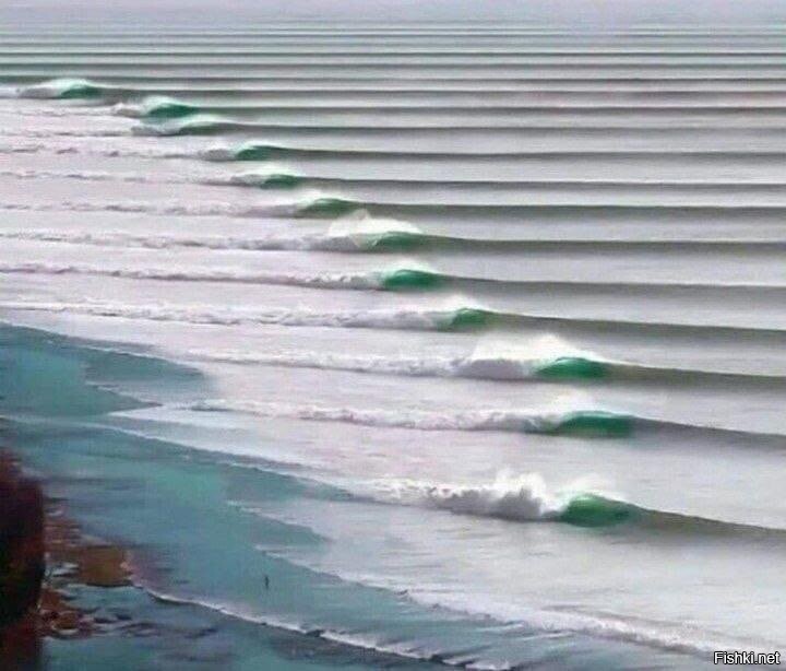 Эти волны называются Чикама, и они самые длинные в мире