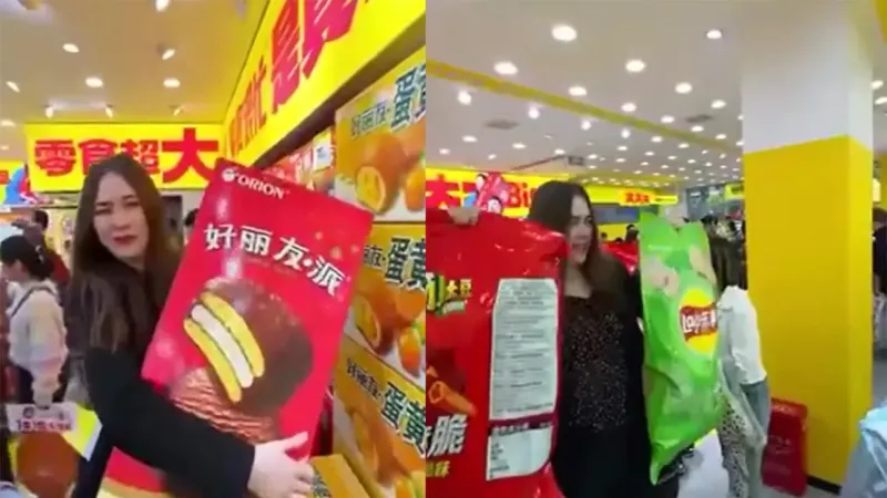 В Китае открыли магазин снеков для людей со зверским аппетитом
