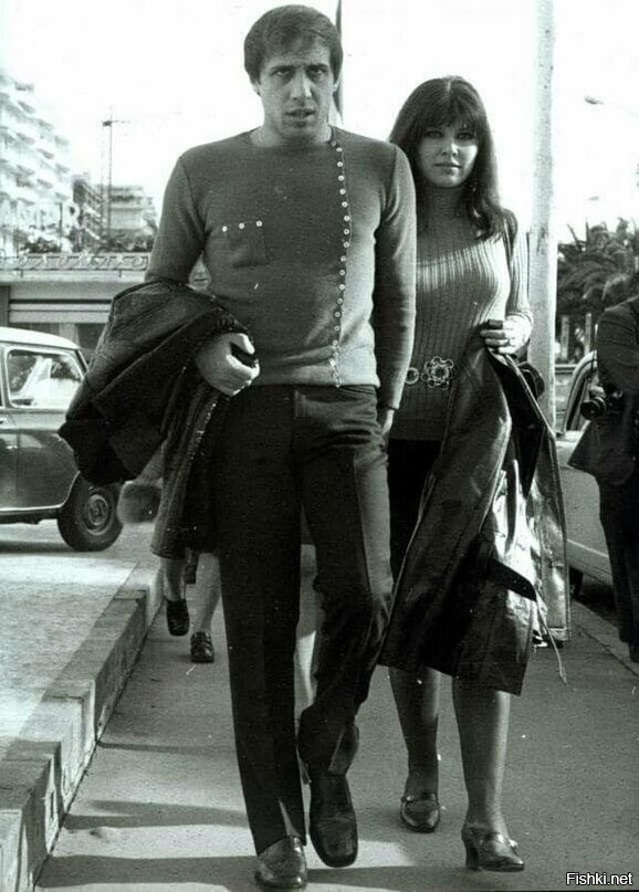 Челентано с женой Клаудией, 1960-е