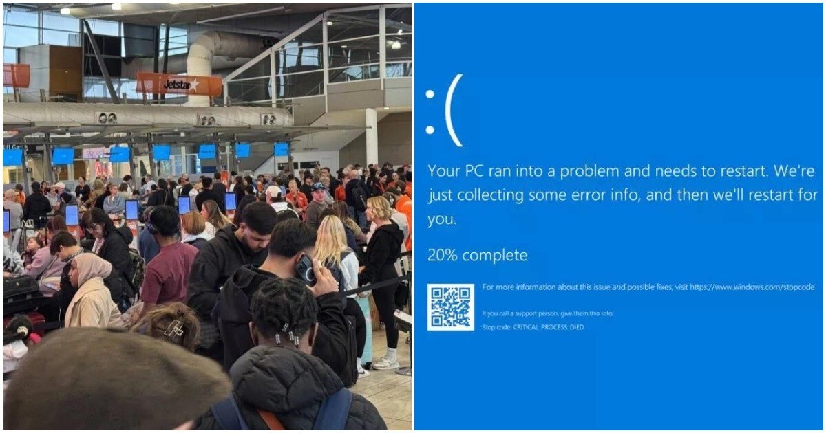 Cбой систем Windows нарушил работу аэропортов и крупных компаний по всему миру