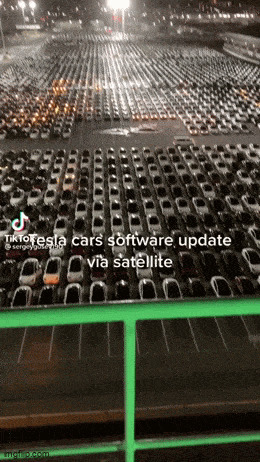 Обновление ПО автомобилей Тесла