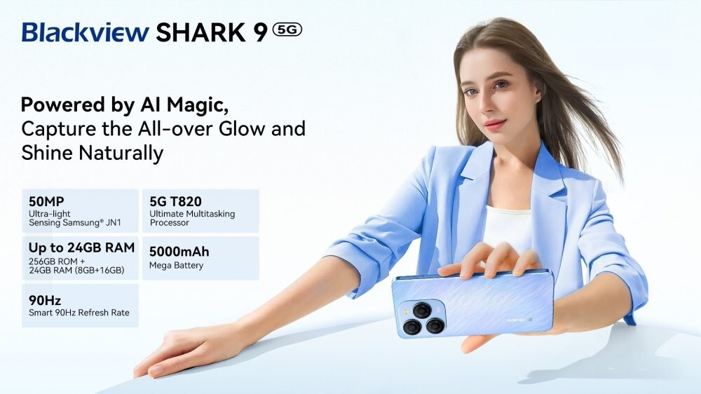 Blackview выпустила новый смартфон с  ИИ-инструментами и высокой производительностью