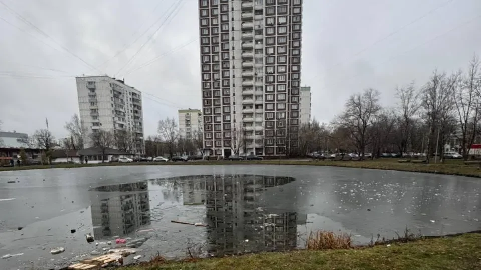 Двое мужчин провалились под лёд в&nbsp;Москве