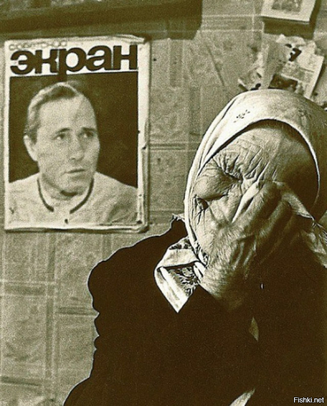 Ефимия Быстрова, плачет узнав о смерти Василия Шукшина, 1974 год, деревня Мер...