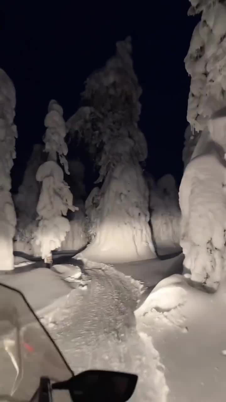 Ночной путь на гору Ослянка